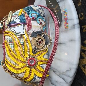 Mary Frances All Aboard Beaded Crossbody Bag ⚓️⛵️ Includes Dusty!